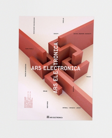 ARS Electronica Poster by Manel Portomene
